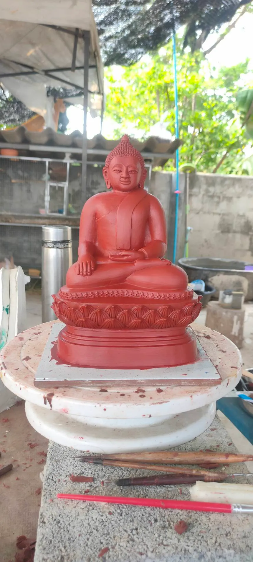 ปั้นขี้ผึ้งพระบูชา #03